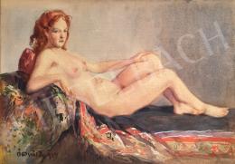 Ocsvár, Rezső - Lying Female Nude, 1934 