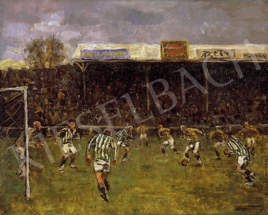  Pólya, Tibor - The Ferencváros' football ground in Népliget before the second world war | 7th Auction auction / 250 Lot