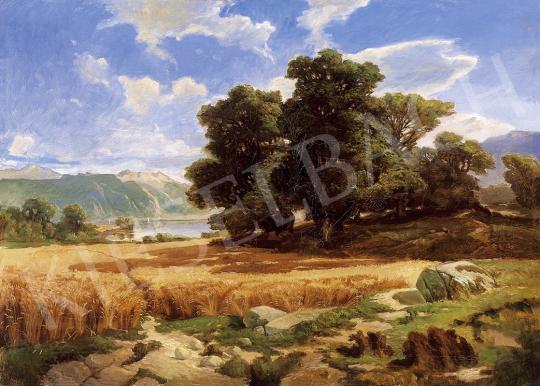 Unknown painter, 19th century - Landscape with the Vierwaldstätt Lake | 7th Auction auction / 252 Lot