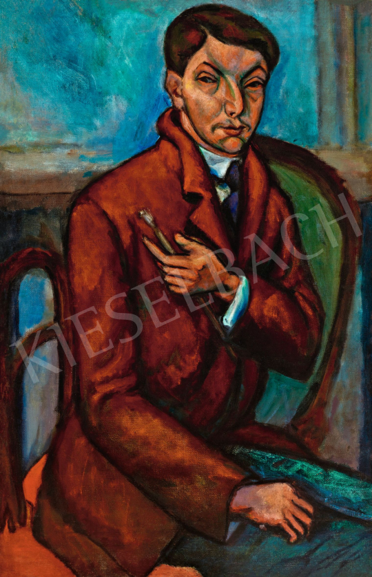 Tihanyi, Lajos, - Self-Portrait, 1910s | 57th Winter Auction auction / 45 Lot