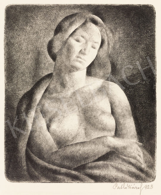  Patkó Károly - Női akt, 1923 | 57. Téli Aukció aukció / 51 tétel