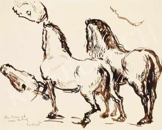 Berény, Róbert - Horses | 57th Winter Auction auction / 52 Lot