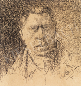 Nagy Balogh János - Önarckép, 1912 