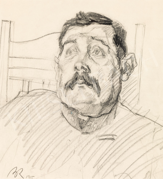 Berény, Róbert - István Varró as a Soldier, 1915 | 57th Winter Auction auction / 57 Lot