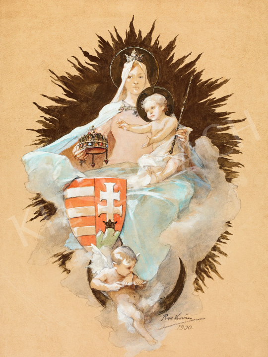 Roskovics Ignác - Patrona Hungariae, 1900 | 57. Téli Aukció aukció / 60 tétel