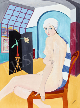  Vörös, Géza - Nude in the Studio, 1930 