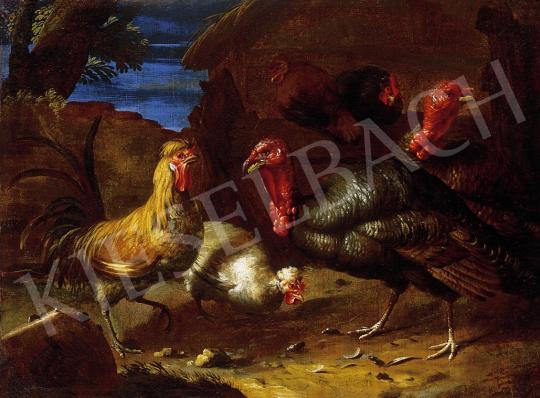 Ismeretlen festő, 17-18. század - Baromfiudvar | 7. Aukció aukció / 255 tétel