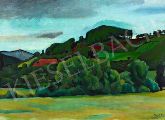 Mund, Hugó - Green Landscape, c. 1916 | 57th Winter Auction auction / 154 Lot