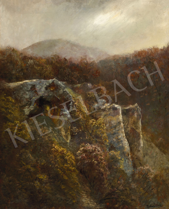  Mednyánszky, László - Rocky Autumn Landscape in Zugliget | 57th Winter Auction auction / 171 Lot