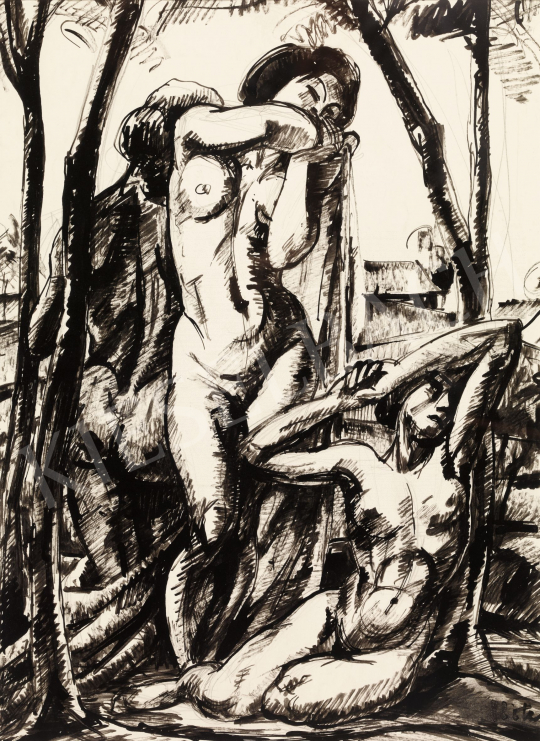 Uitz, Béla - Nude Composition | 57th Winter Auction auction / 185 Lot