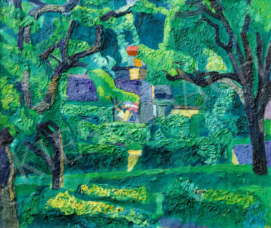 Gruber, Béla - Garden with Bushes, 1963 | 57th Winter Auction auction / 190 Lot