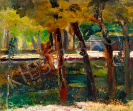  Pór, Bertalan - Park, 1911 