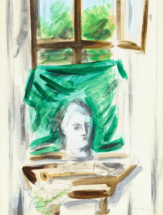  Korniss, Dezső - By the Window, c. 1937 | 57th Winter Auction auction / 223 Lot