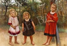 Körösfői Kriesch, Aladár - Three Children, 1905 