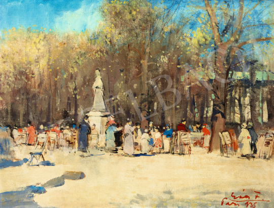 Erdélyi-Gaál, Ferenc (Francois Gall) - Park in Paris, 1935 | 57th Winter Auction auction / 115 Lot