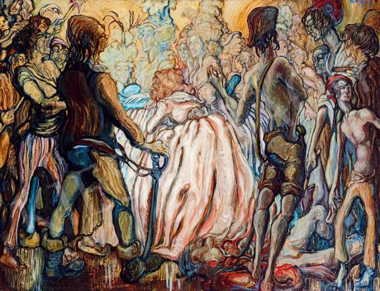  Batthyány Gyula - Rokokó dámák (Francia forradalom) festménye