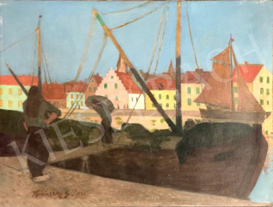 For sale Teplánszky, Sándor - Harbor 's painting