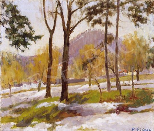 Krizsánné Csikós, Antónia - Landscape in Nagybánya | 7th Auction auction / 278 Lot