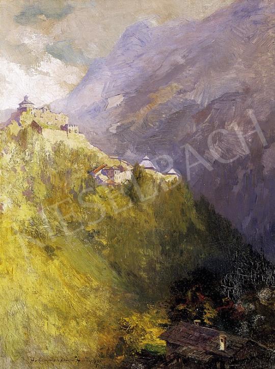  Háry, Gyula - Landscape at Hohenwerfen | 7th Auction auction / 279 Lot