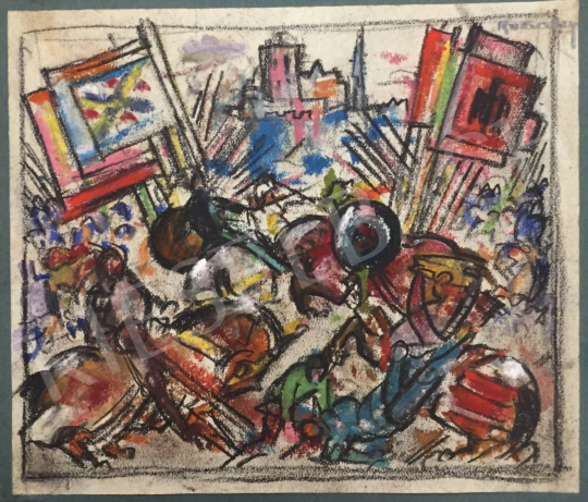 Eladó  Ruzicskay György - Csata festménye