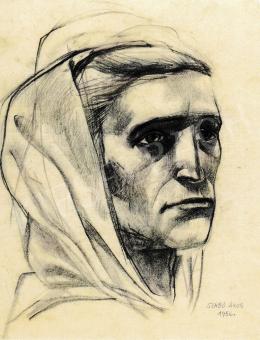  Szabó Ákos - Tete de paysanne, 1956 
