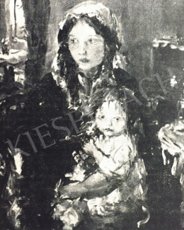 Náray Aurél - Anya gyermekével 