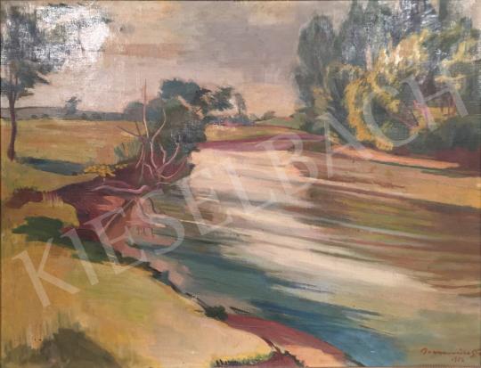  Bornemisza, Géza - Summer Riverside, 1952 painting