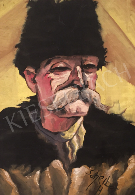  Scheiber, Hugó - Old Man in Hat painting