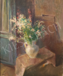 Onódi, Béla - Flowers in a White Vase 