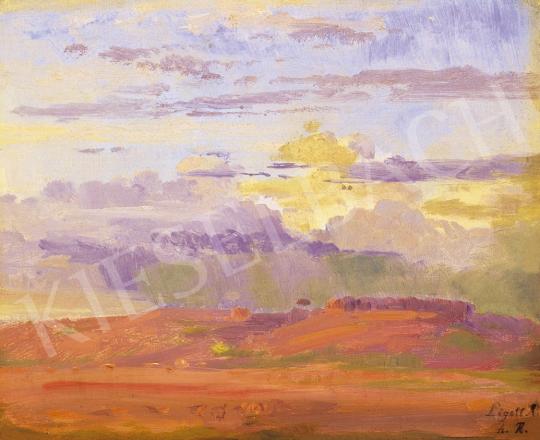Ligeti, Antal - Cloudy landscape | 7th Auction auction / 299 Lot