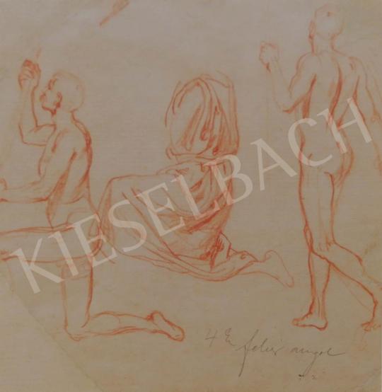  Lotz, Károly - Fresco Study for the Matthias Church (Two-Sided) painting