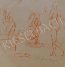  Lotz, Károly - Fresco Study for the Matthias Church (Two-Sided) 