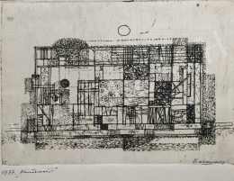  Barcsay, Jenő - Construction, 1977 