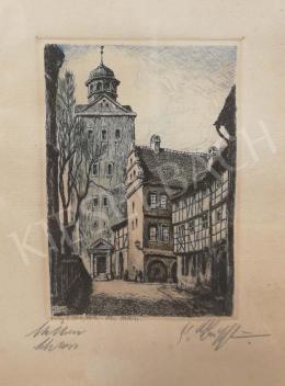  Unknown Artist with Unreadable Signature - City View 