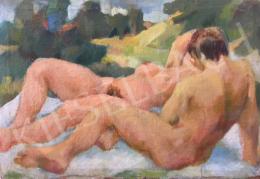 Unknown painter - Nudes in the Open 