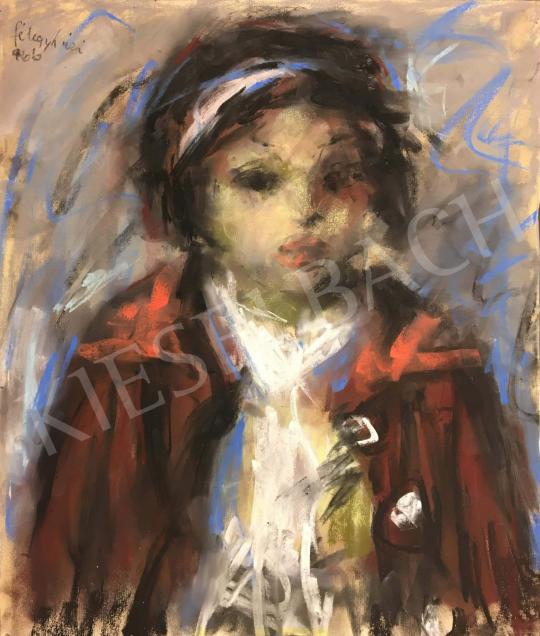 For sale  Félegyházi, László - Red Dressed Girl 's painting