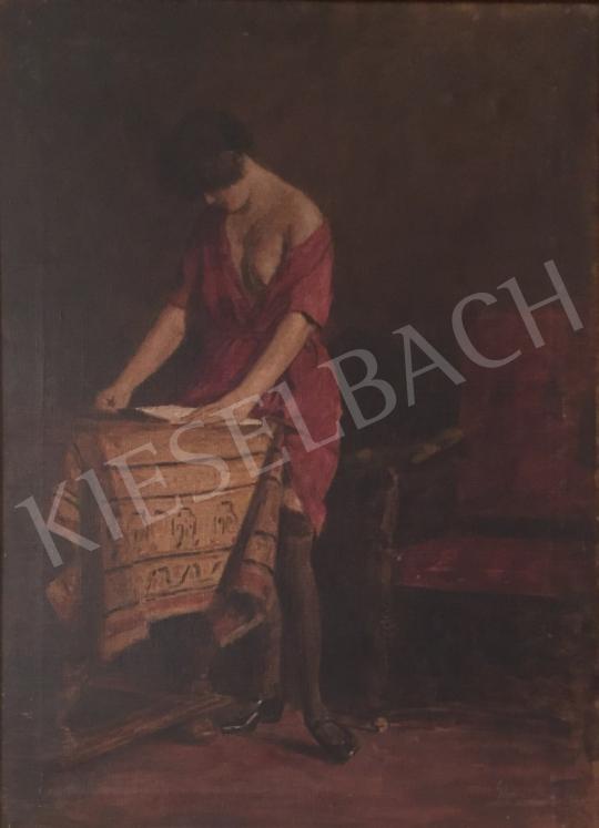 Glatter, Ármin - The Revealed Stockings painting