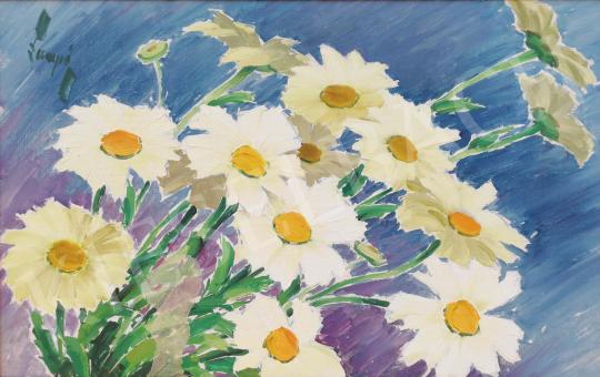 Lampé, Sándor - Daisy Composition painting