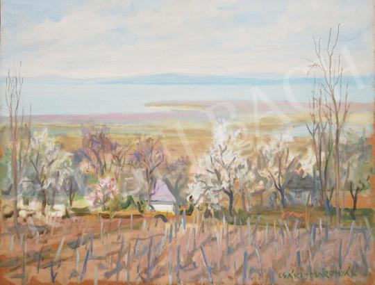  Csáki-Maronyák, József - Landscape with the Lake Balaton painting