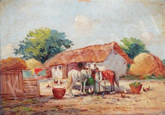 For sale Németh, György - Village Scene 's painting