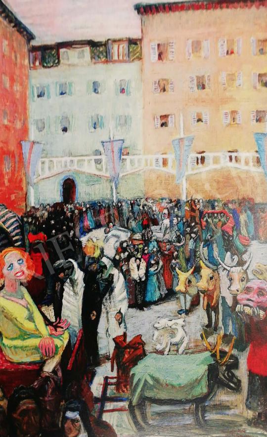 Szabados, Jenő - Italian Carnival, 1938 painting