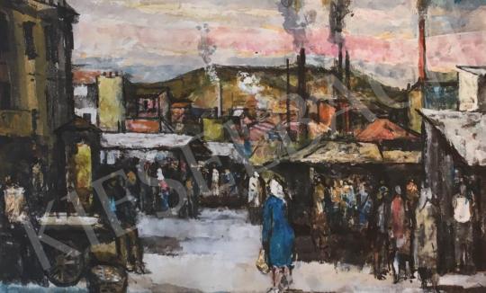 For sale  Bencze, László - Market, 1952 's painting