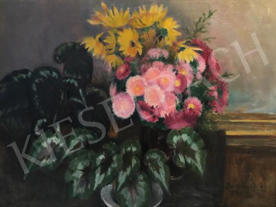 For sale  Benkhard, Ágost - Spring Flower Still-Life, 1960 's painting