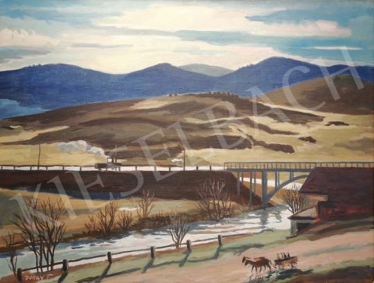  Duray Tibor - Tavasz a hegyek között festménye