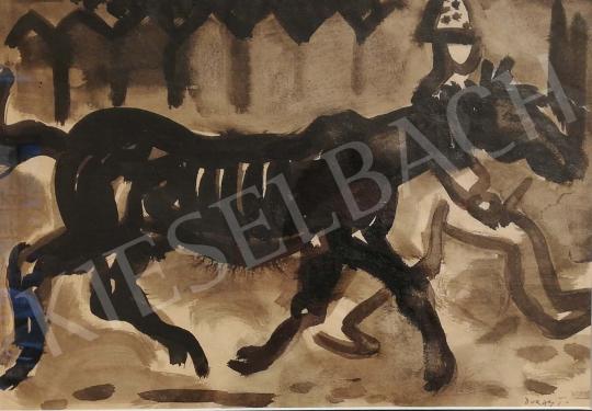  Duray, Tibor - Man with Horse painting