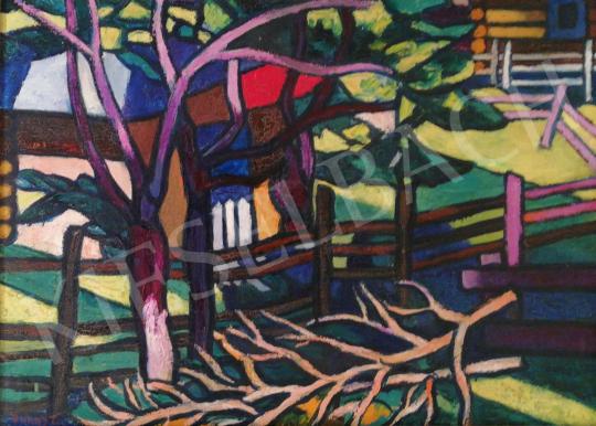  Duray, Tibor - Garden with Fence painting