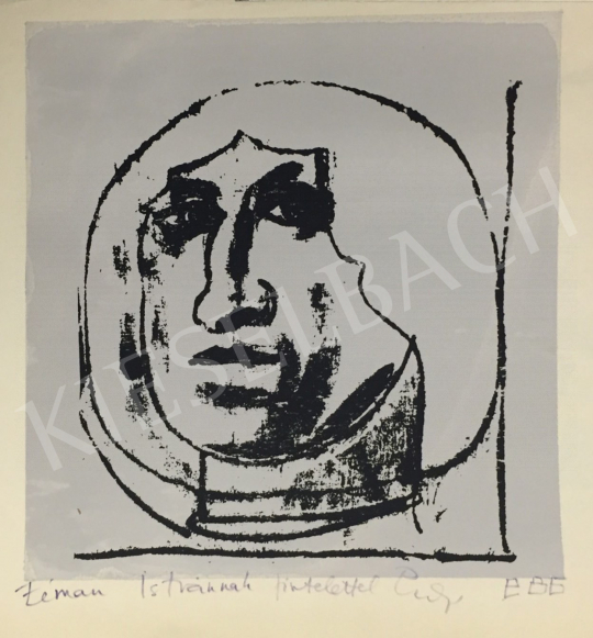 For sale  Unknown Artist with Unreadable Signature - Face 's painting