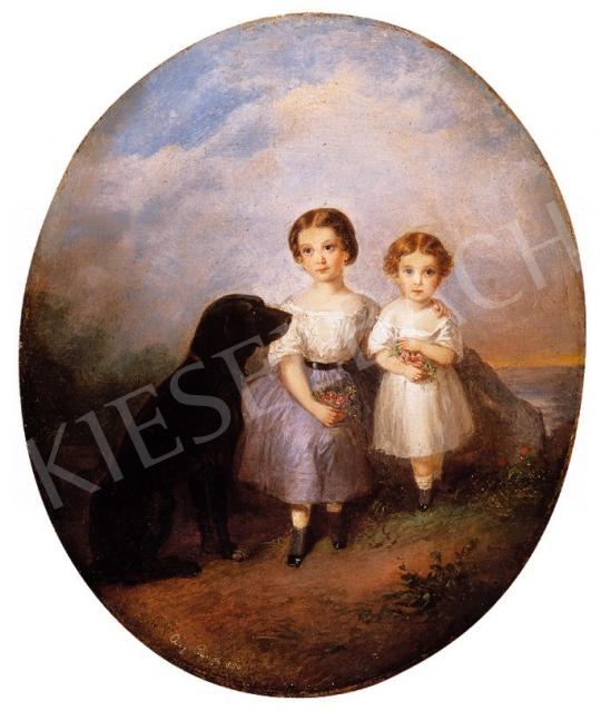  Canzi, Ágost - Sisters, 1850 | 18th Auction auction / 12 Lot