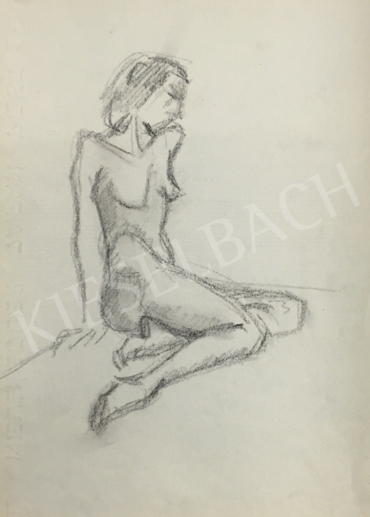 For sale  István Húth - Modeling Nude 's painting