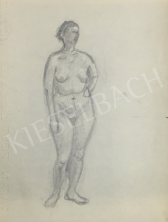 For sale  István Húth - Modeling Nude 's painting
